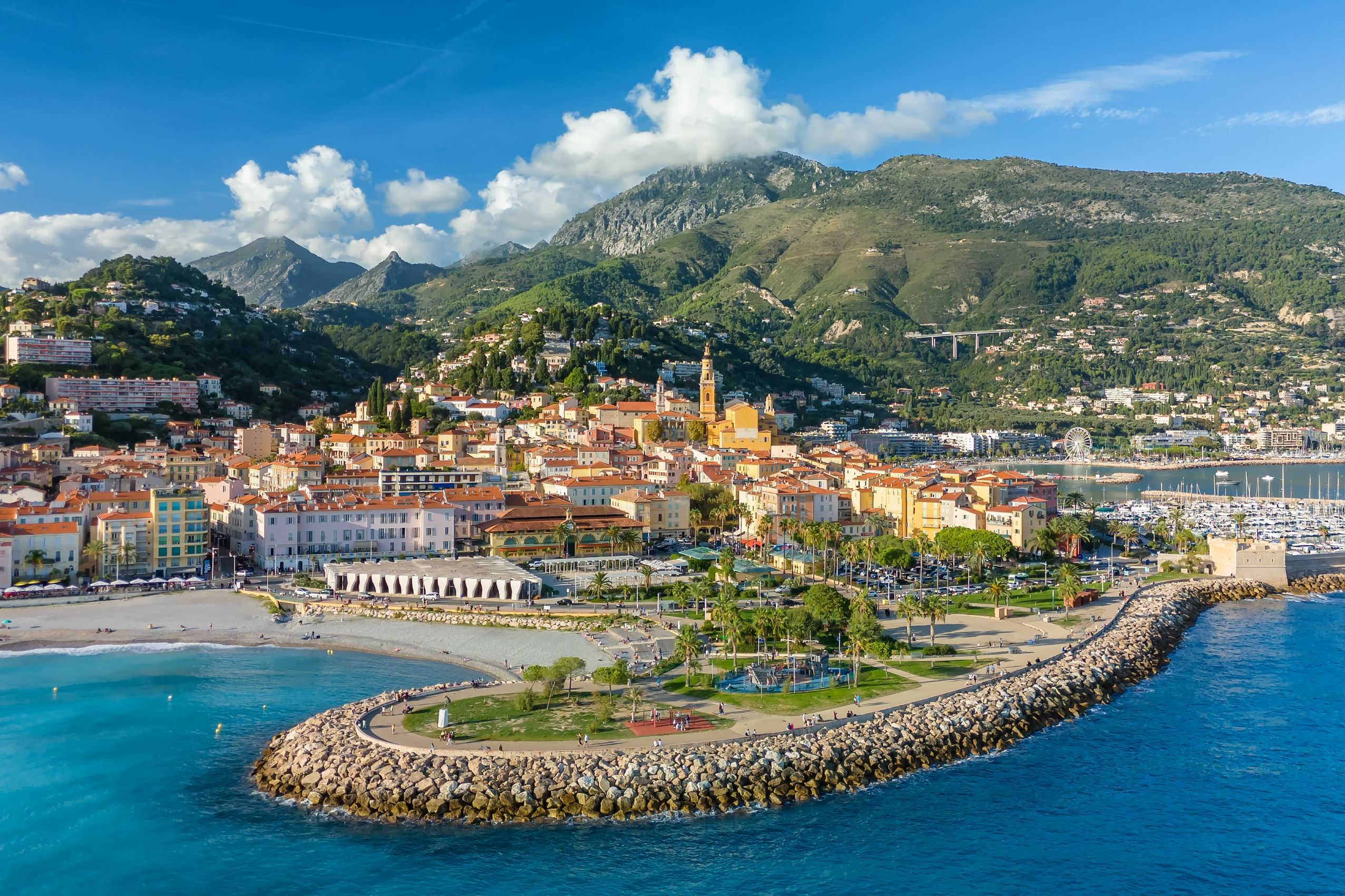Vy �ver Menton